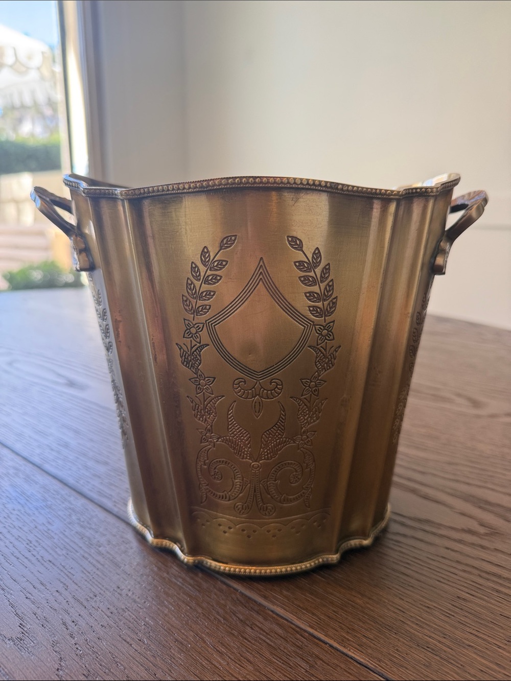 Brass champagne bucket